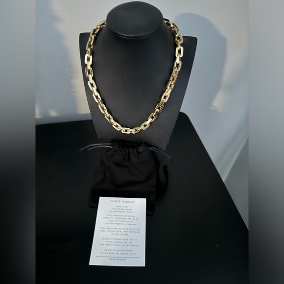 New Eddie Borgo Supra Chain Link Gold Necklace 💕 - Picture 12 of 12